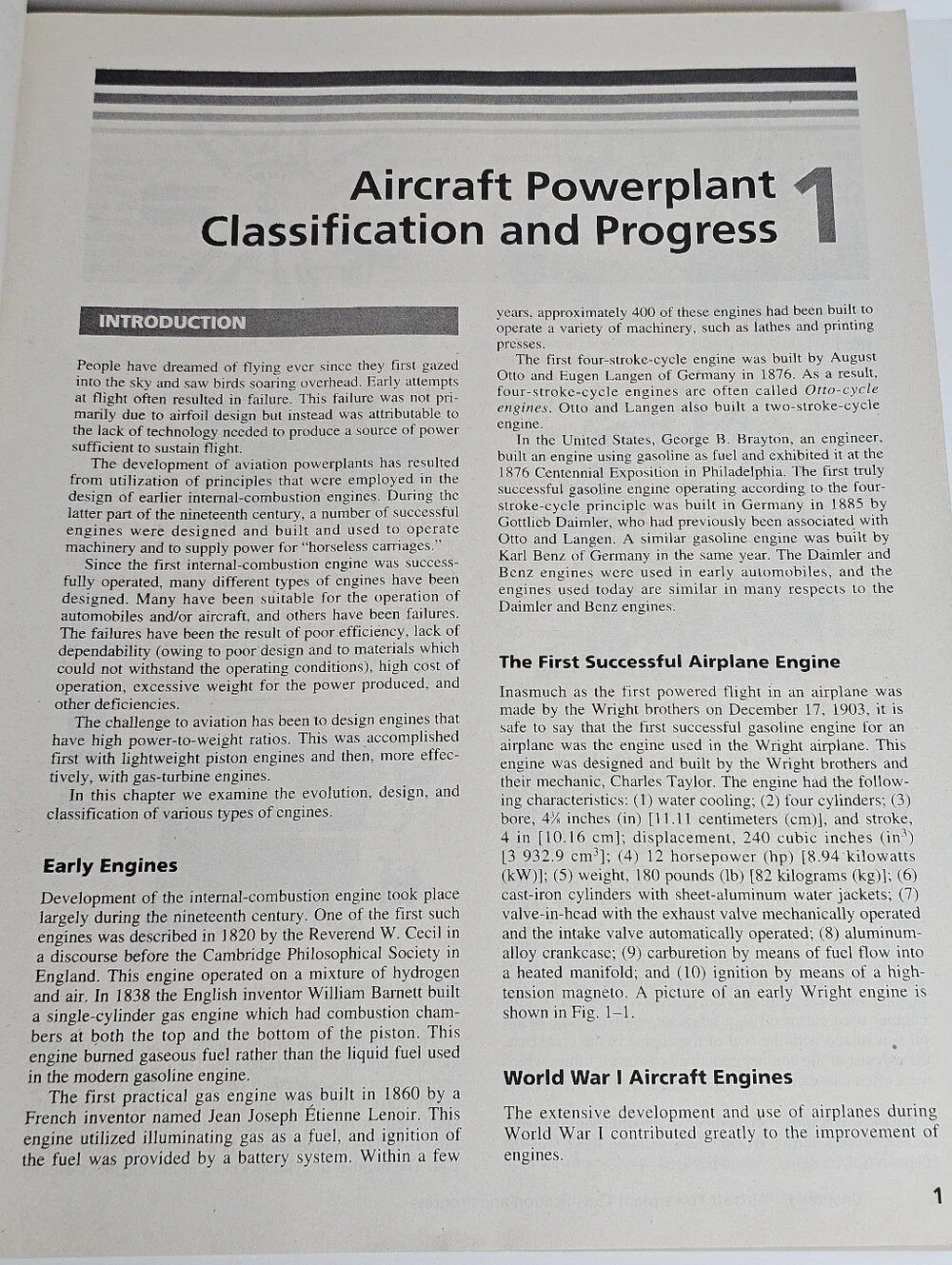 Aircraft Powerplants 7th Edition Textbook Kroes Wild Glencoe Aviation Tech Book